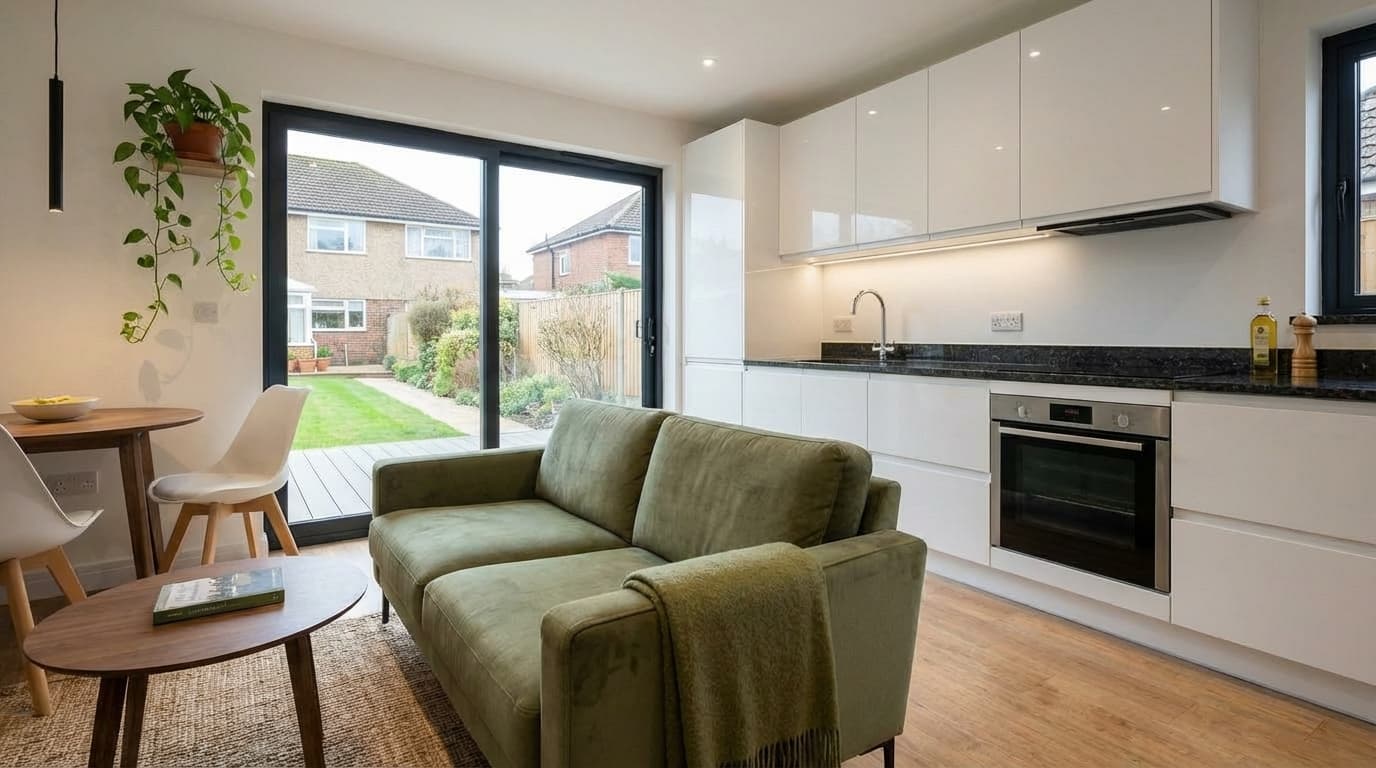 Living Area Sofa View