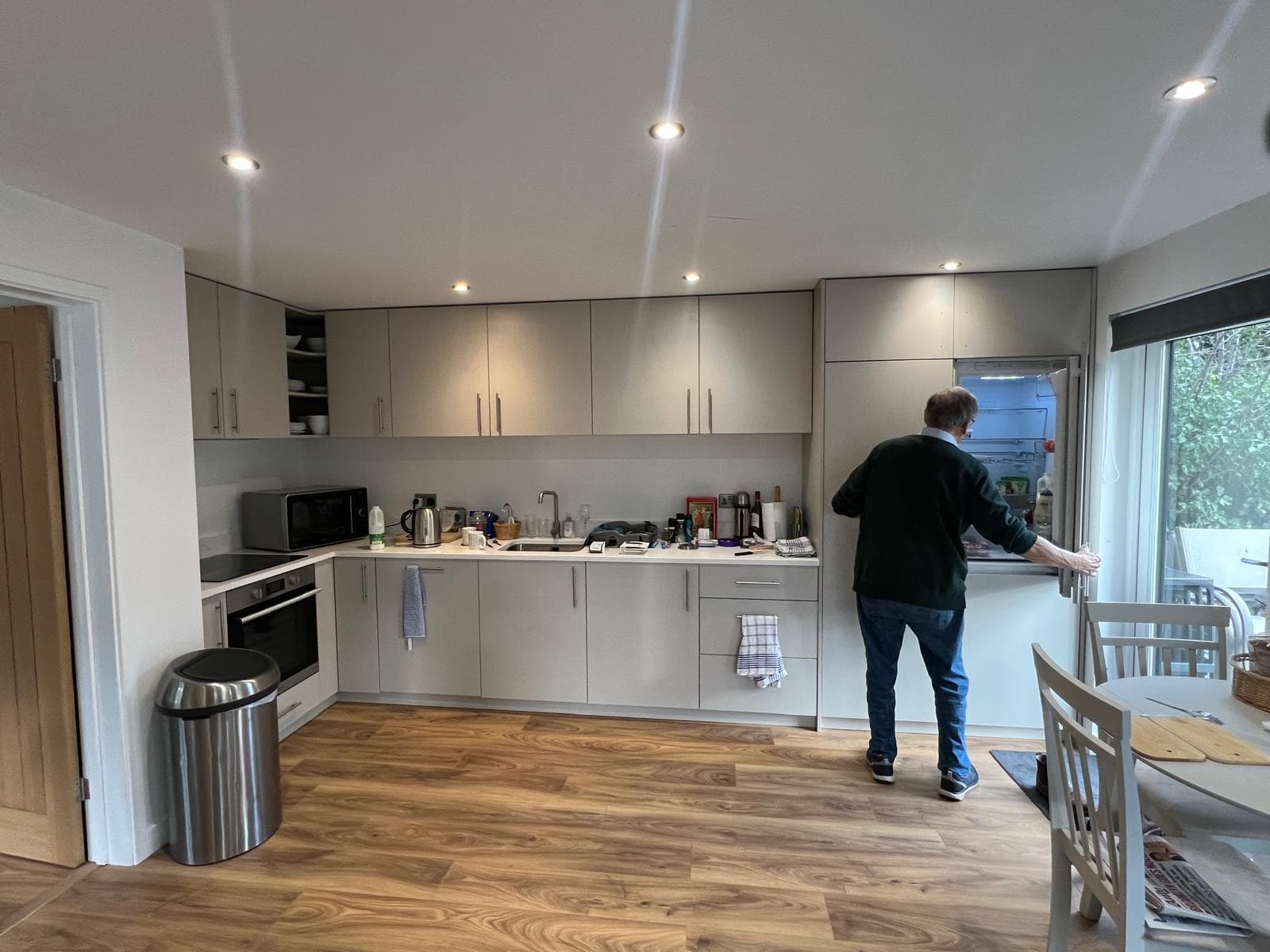 Modern kitchen inside a granny annexe