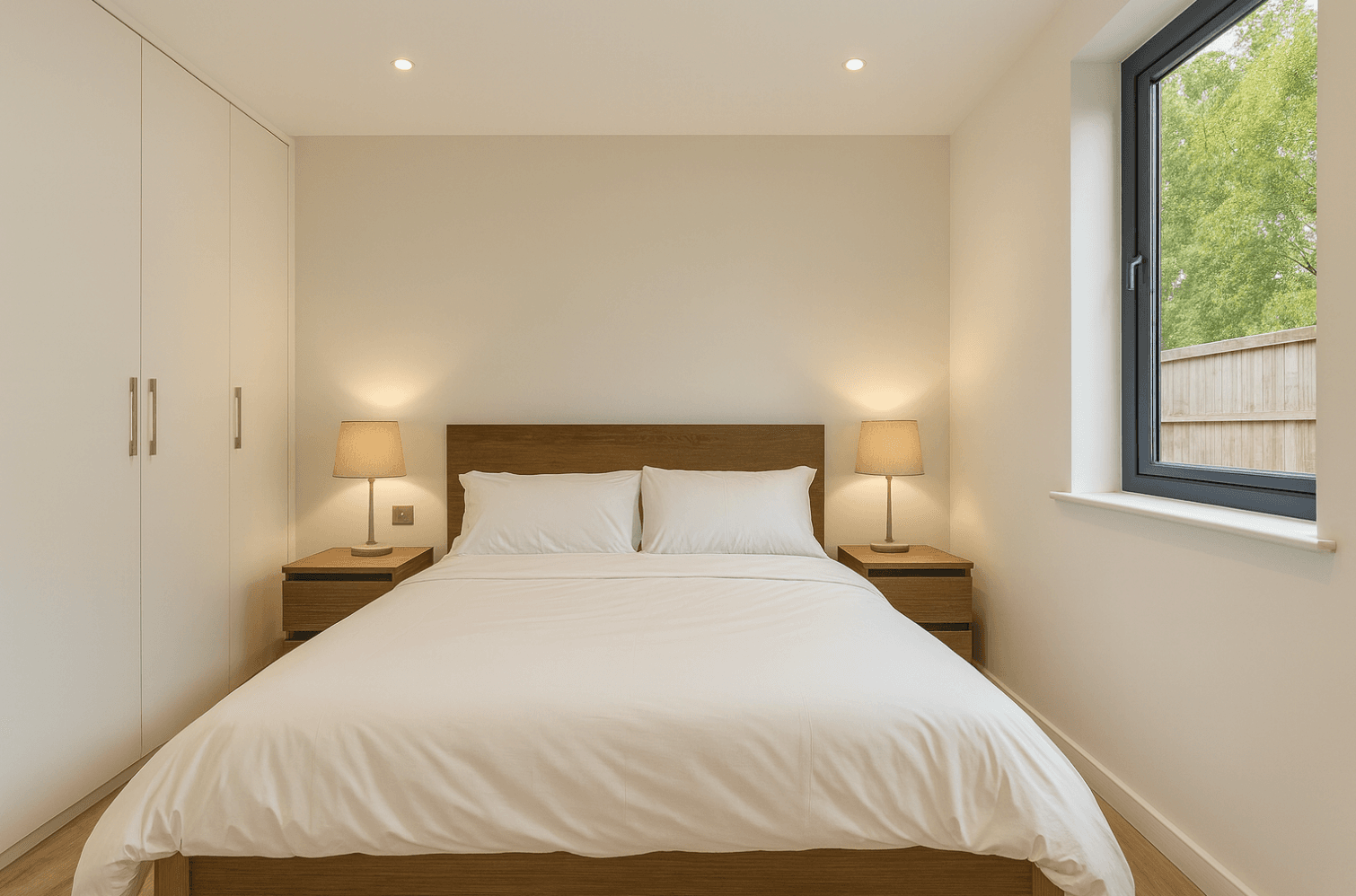 Spacious master bedroom