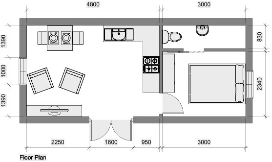 Source : Granny Flat Kit Homes & UK DIY self-build SIP log cabin kits